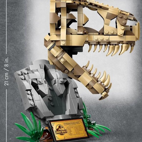 New Sealed Lego Jurassic World Dinosaur Fossils: T Rex Skull 76964 Retiring Set - Picture 6 of 6